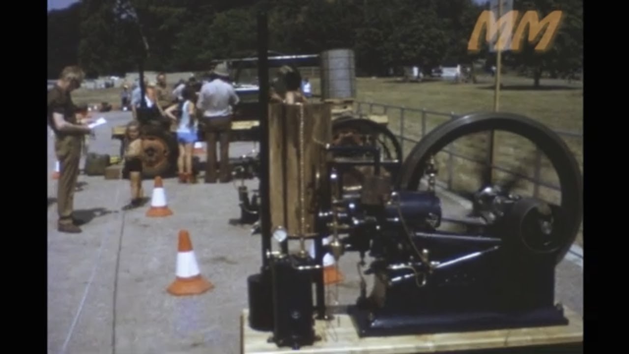 Beaulieu Stationary Engine Rally 1975 old cine film 445
