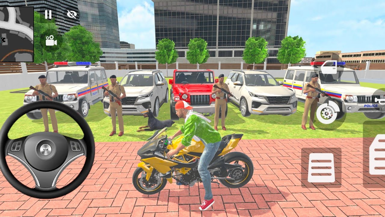 Modified Police Car 🚨 Gangster Life in Indian Streets | Open WorldGame game for android ❤️ 