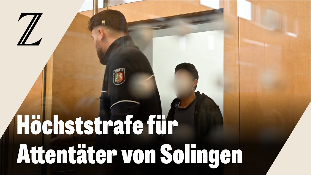 Attentäter von Solingen zu lebenslanger Haft verurteilt