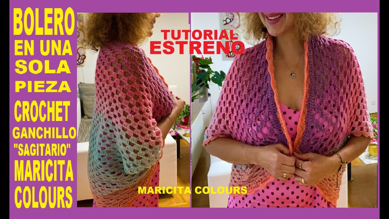 😍BOLERO Ó TORERA A CROCHET ✅