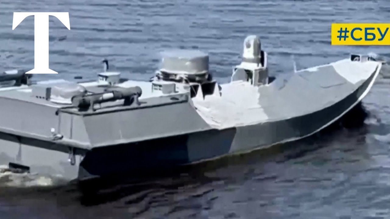 Ukraine releases video of new 'Sea Baby' drone