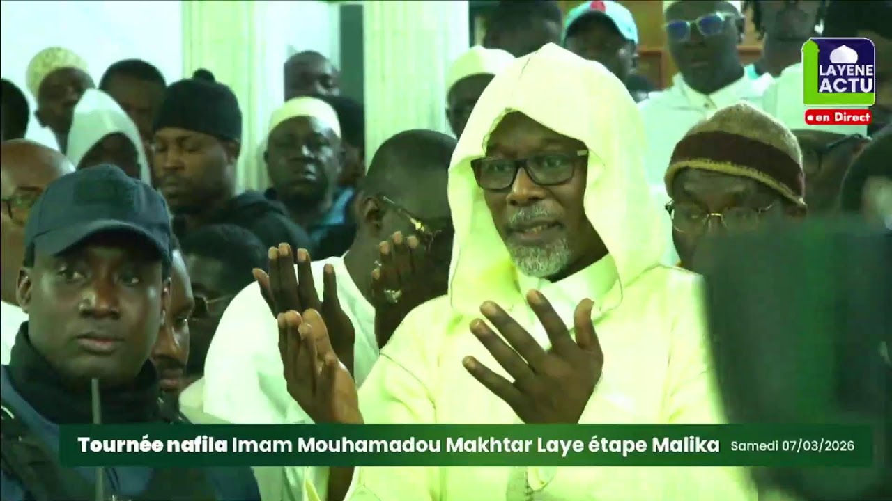 🛑[ DIRECT ] Tournée nafila Imam Mouhamadou Makhtar Laye étape Malika