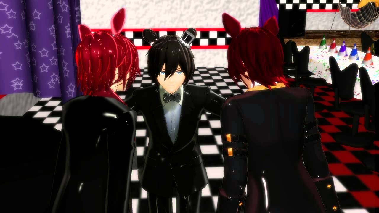 (MMDxFnaf) Foxy+Foxy=Double trouble! (9.5k+ subs special!)