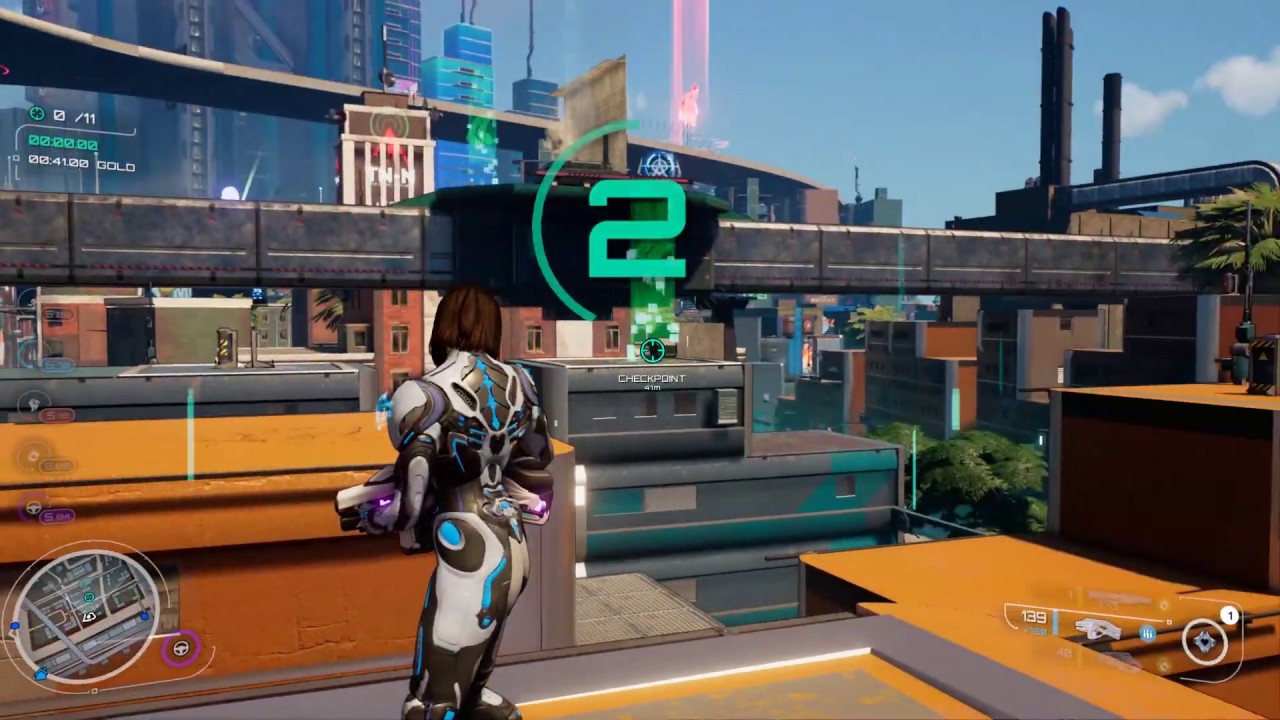 Crackdown 3: All Agility Rooftop Races Gold Level Time (Rooftop Rockstar Achievement)
