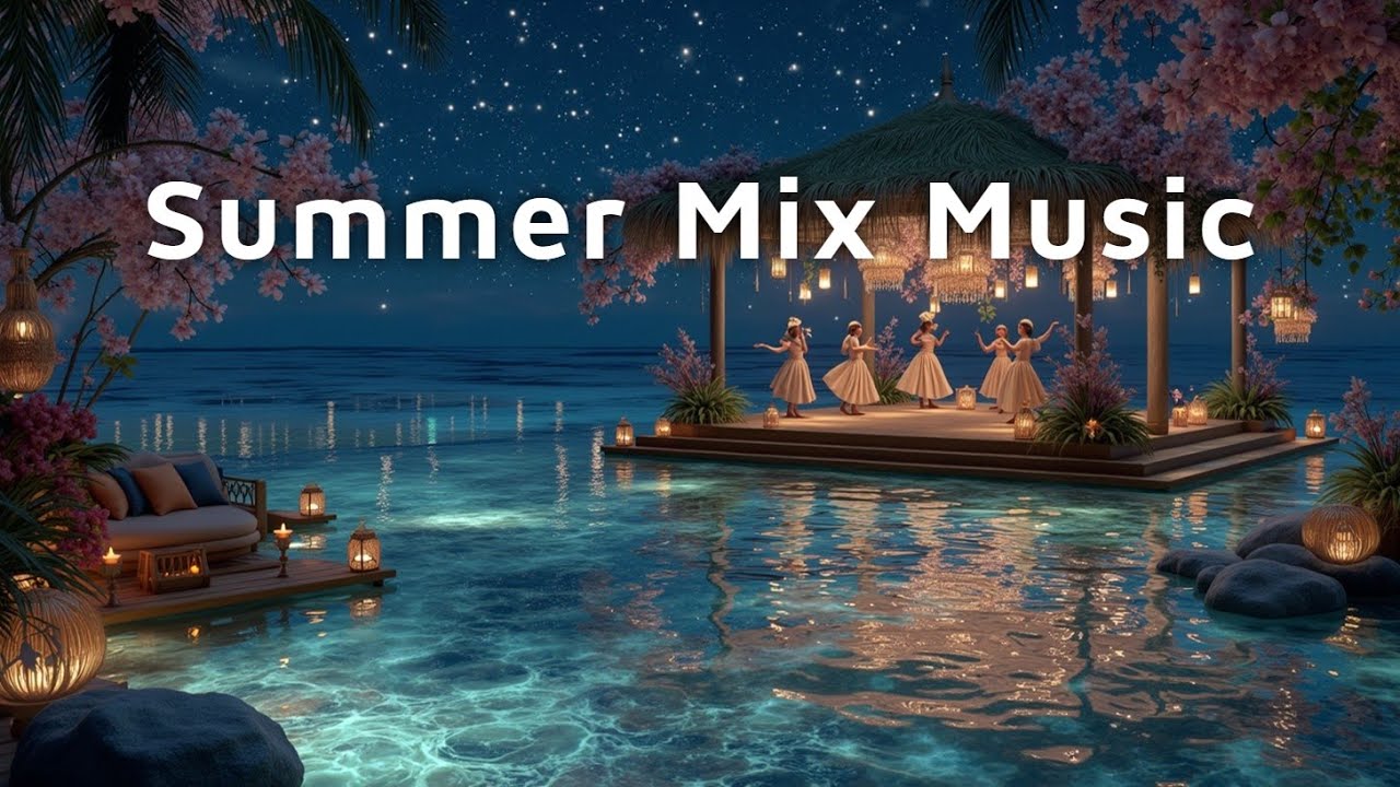 Island Chill Music Mix | Tropical Night Vibes Under the Stars