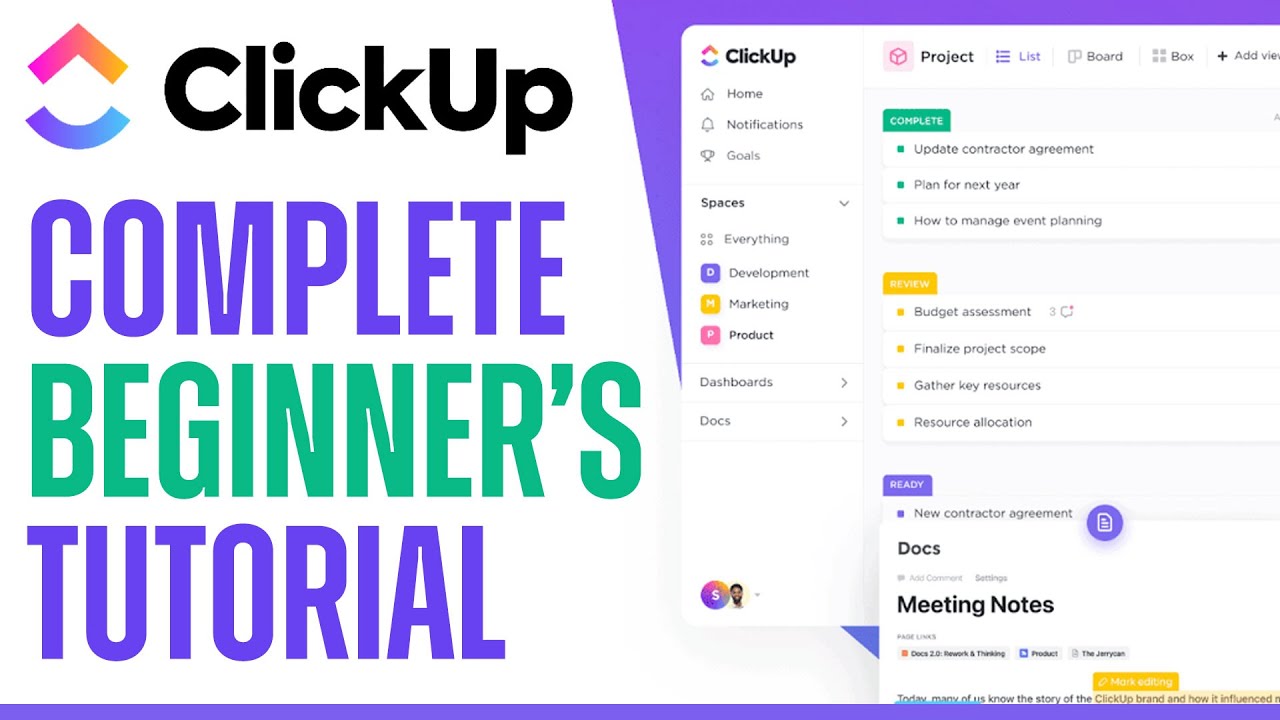 How To Use Clickup Website - Easy Tutorial For Beginners (2025)