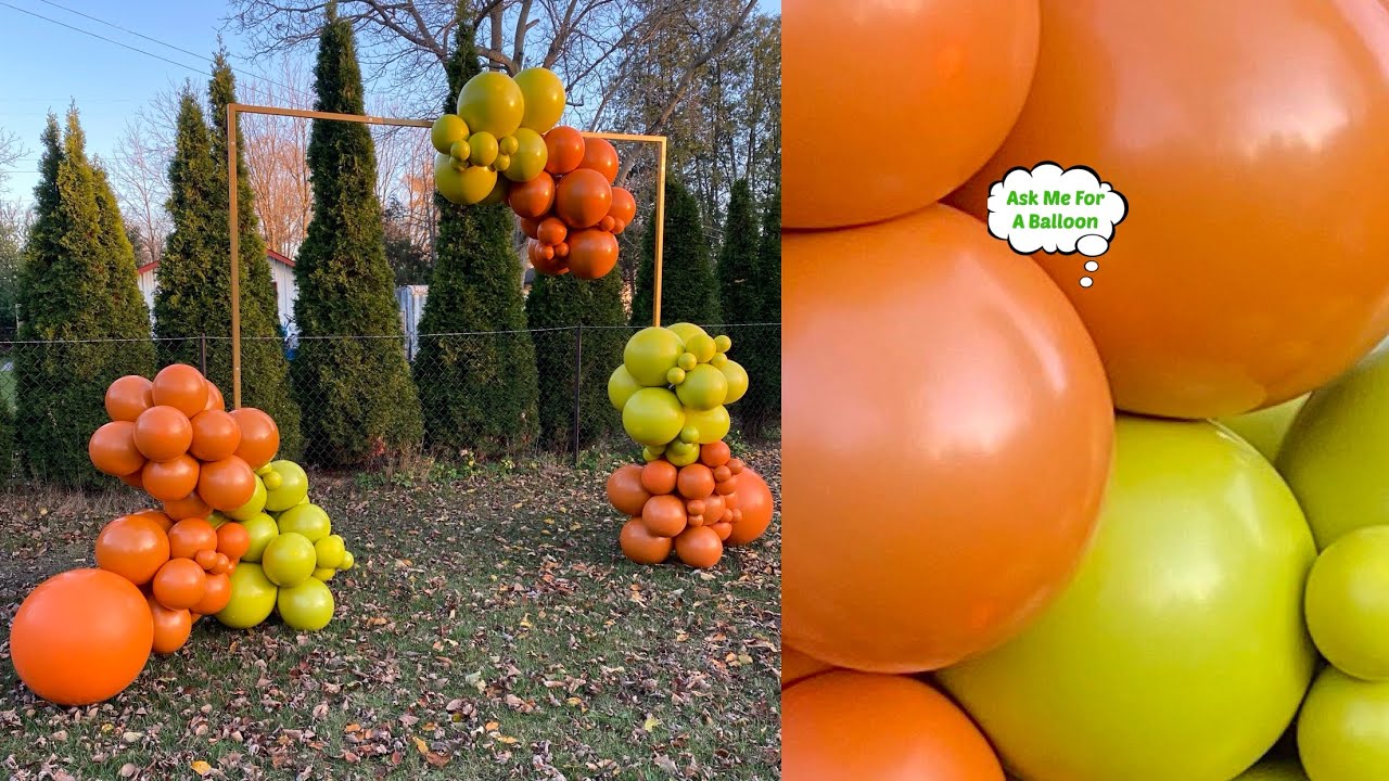 Double Stuffed Fall Balloon Garland