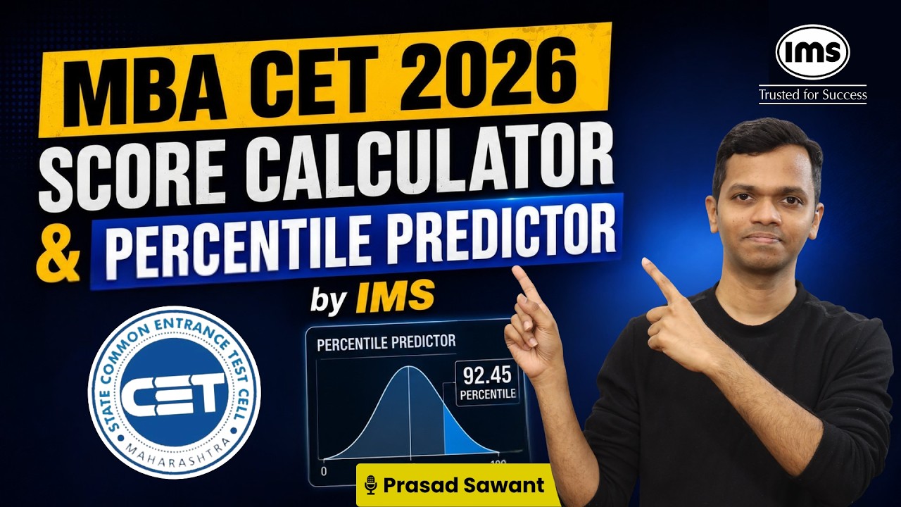 MBA CET 2026: Score Calculator & Percentile Predictor by IMS