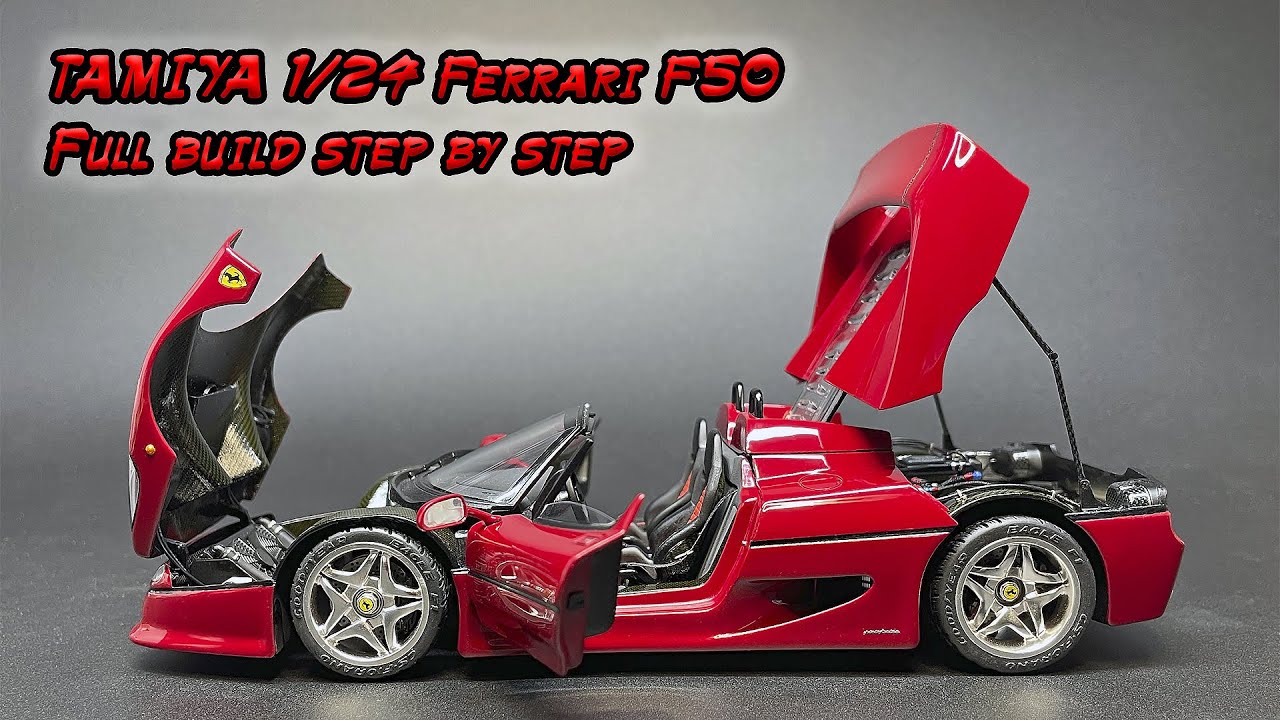 Unveiling the Secrets: Full Step-by-Step Assembly of Tamiya's Ferrari F50
