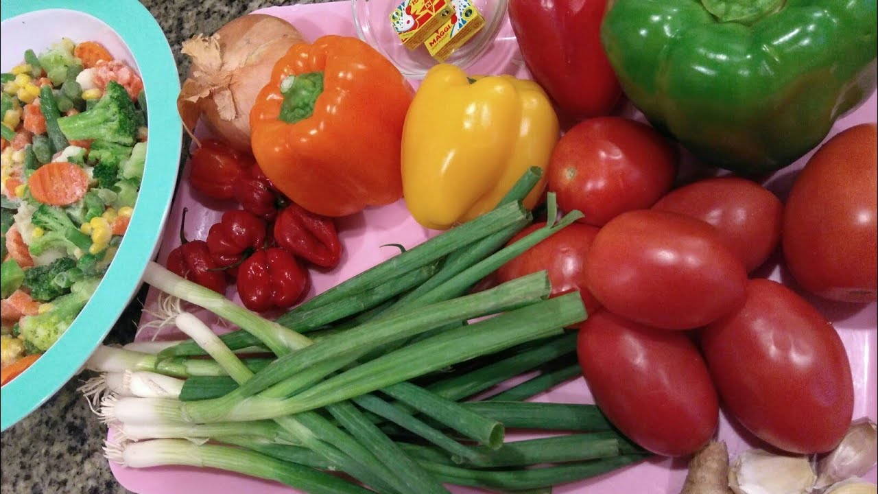 HOW TO COOK CHICKEN AND BEEF VEGETABLE SAUCE WITH WHITE RICE