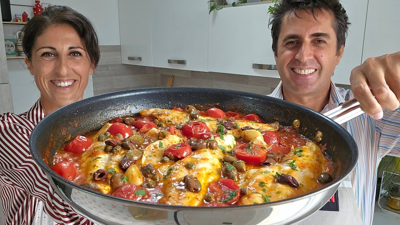 Filetti di orata alla mediterranea - Ricetta