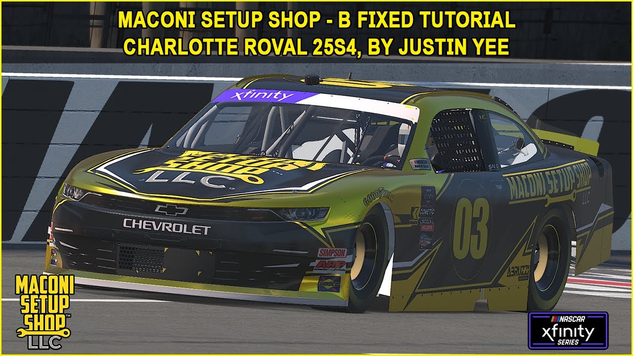 iRacing Maconi B-Fixed Charlotte Roval: руководство по квалификации и гонке 25S4