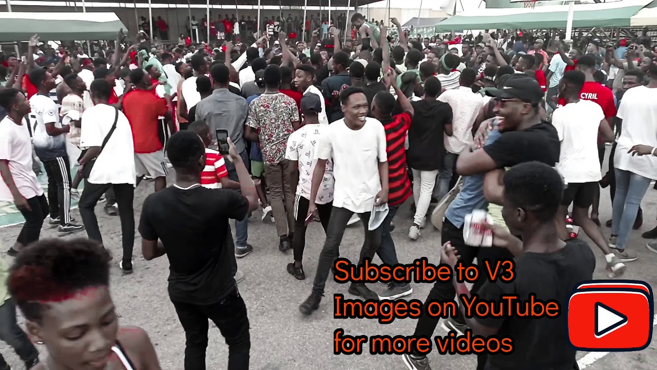 Mfantsipim And Kumasi Girls celebration after they won the 2019 Sprite Ball Championship