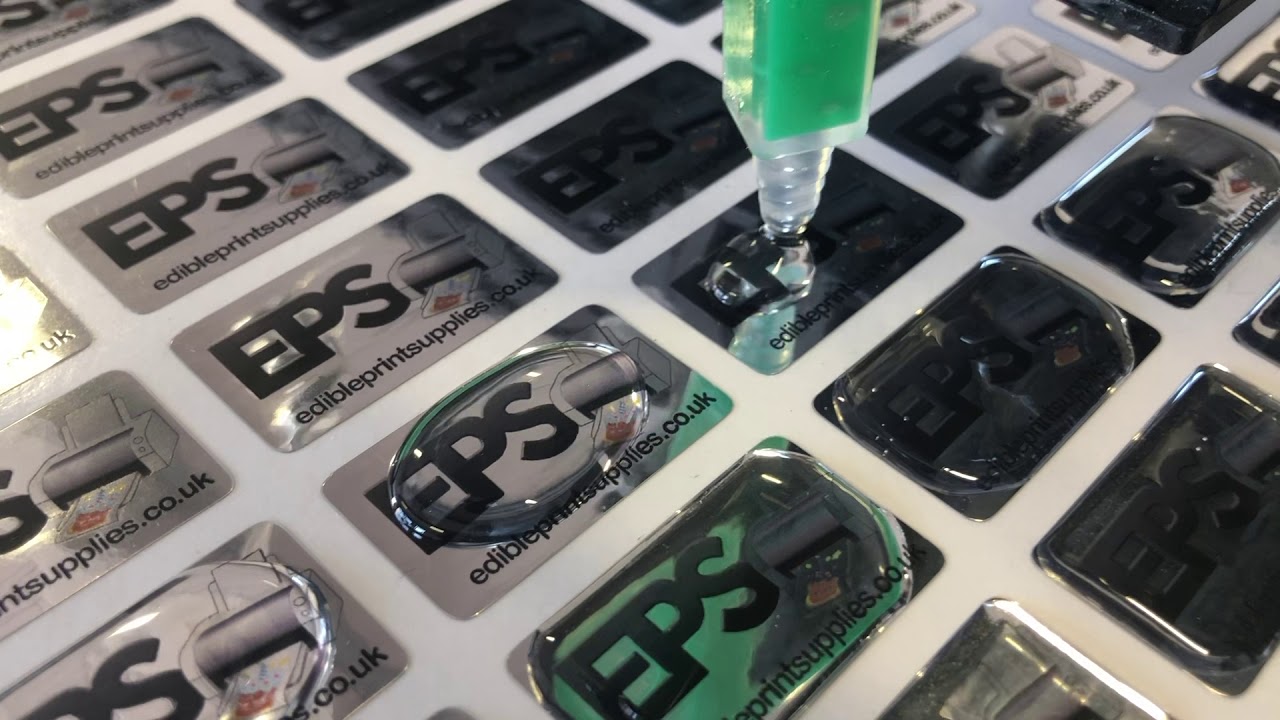 Making Resin Domed Labels