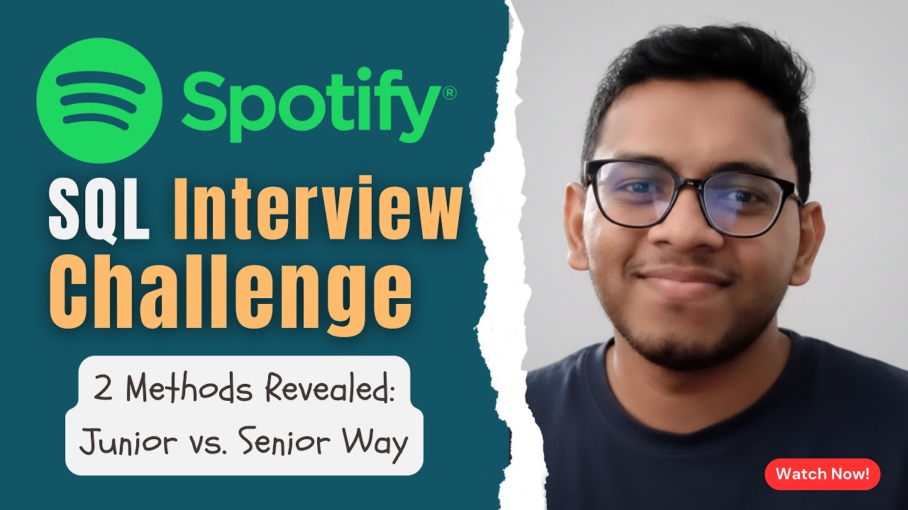 Advanced SQL Challenge | SQL Interview Question | Spotify | Netflix [Can You Solve This?]