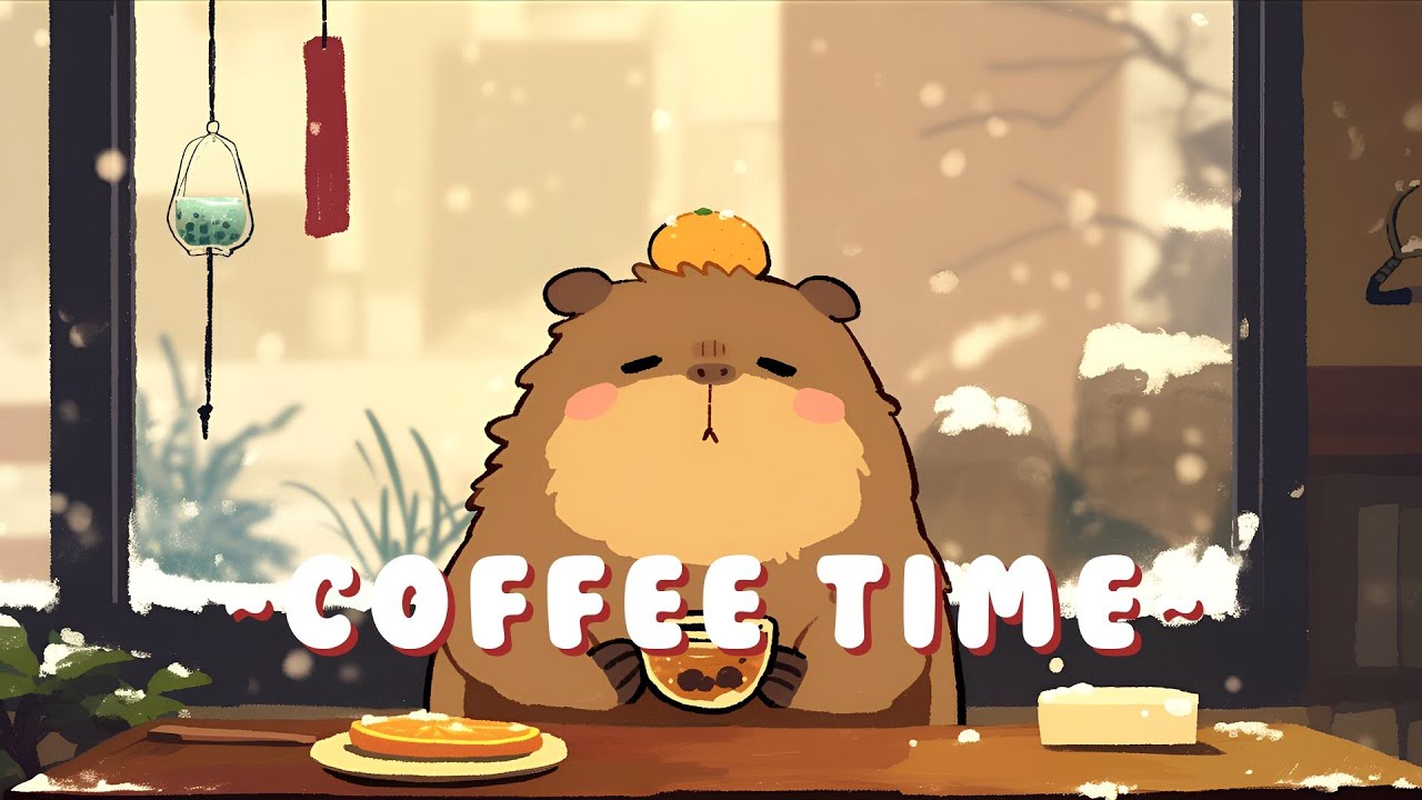 [Extended Mix] 24/7 Capybara Lofi Beats | Calming Beats & Melodies ✨