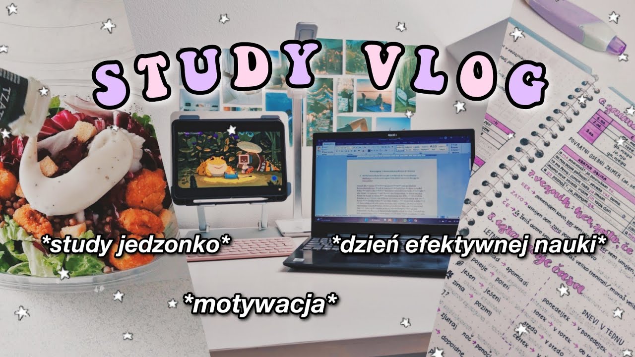 📚 STUDY WITH ME vlog 📚 - Jak uczę się efektywnie? ✨ Polishnotes
