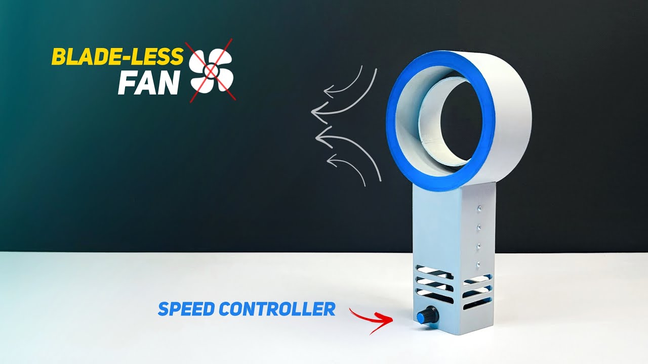 Amazing Blade-Less Fan || How To Make Blade-Less Fan Using PVC Pipe || DIY Table Fan || Portable