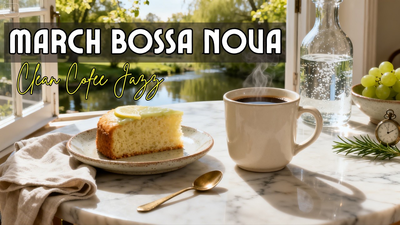 March Jazz ~ Soft Spring Morning Jazz Cafe & Elegant Bossa Nova Piano Music for Energy the Day 24/7
