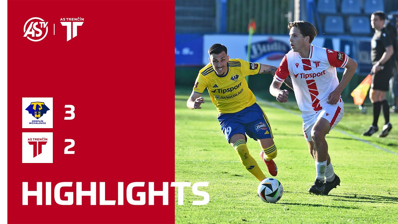 NIKÉ LIGA | Highlights | MFK Zemplín Michalovce - AS Trenčín 3:2 (3:0)