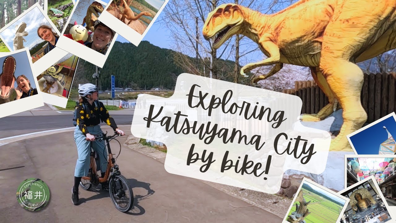 Let’s visit Katsuyama by bicycle！🚴‍♀️🦖 #fukui #cyclinglife #sustainabletravel