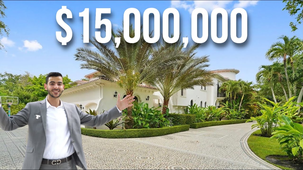 Inside a PALATIAL $15,000,000 MANSION in one of Miami's Most Prestigious Neighborhoods - PONCE DAVIS