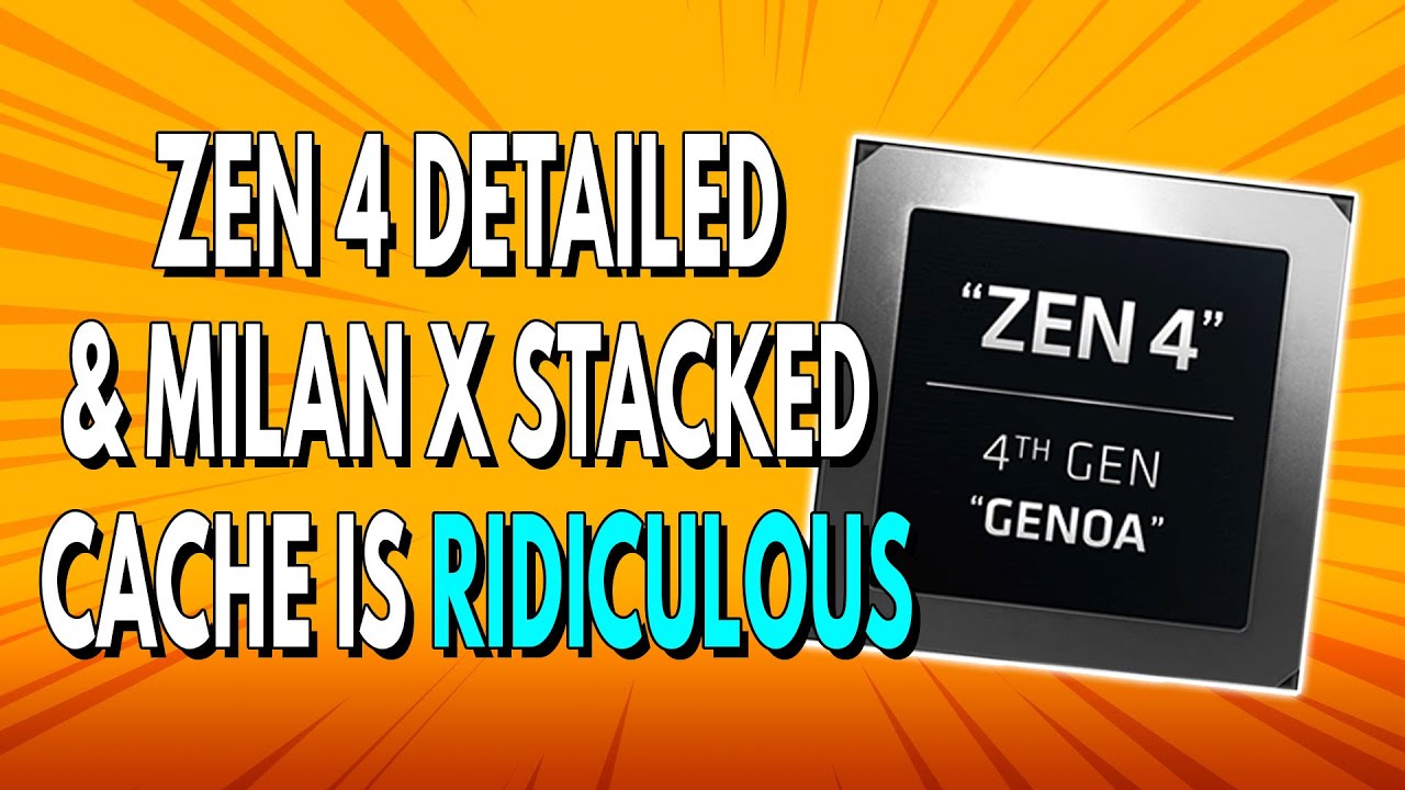 Zen 4 DETAILED & Milan X Stacked Cache is RIDICULOUS | CDNA 2 = Up to 5X Faster Than Ampere