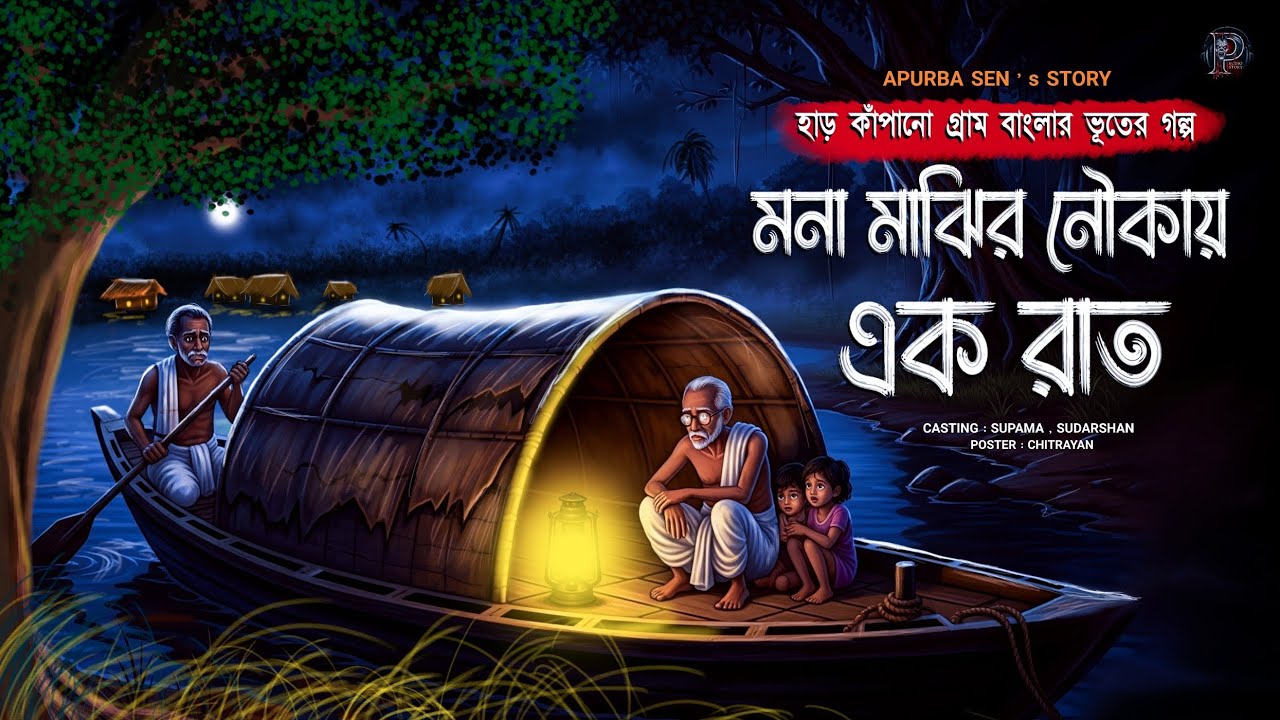 মনা মাঝির নৌকায় এক রাত [ একটি গা ছমছমে ভূতের গল্প ] written by Apurba sen