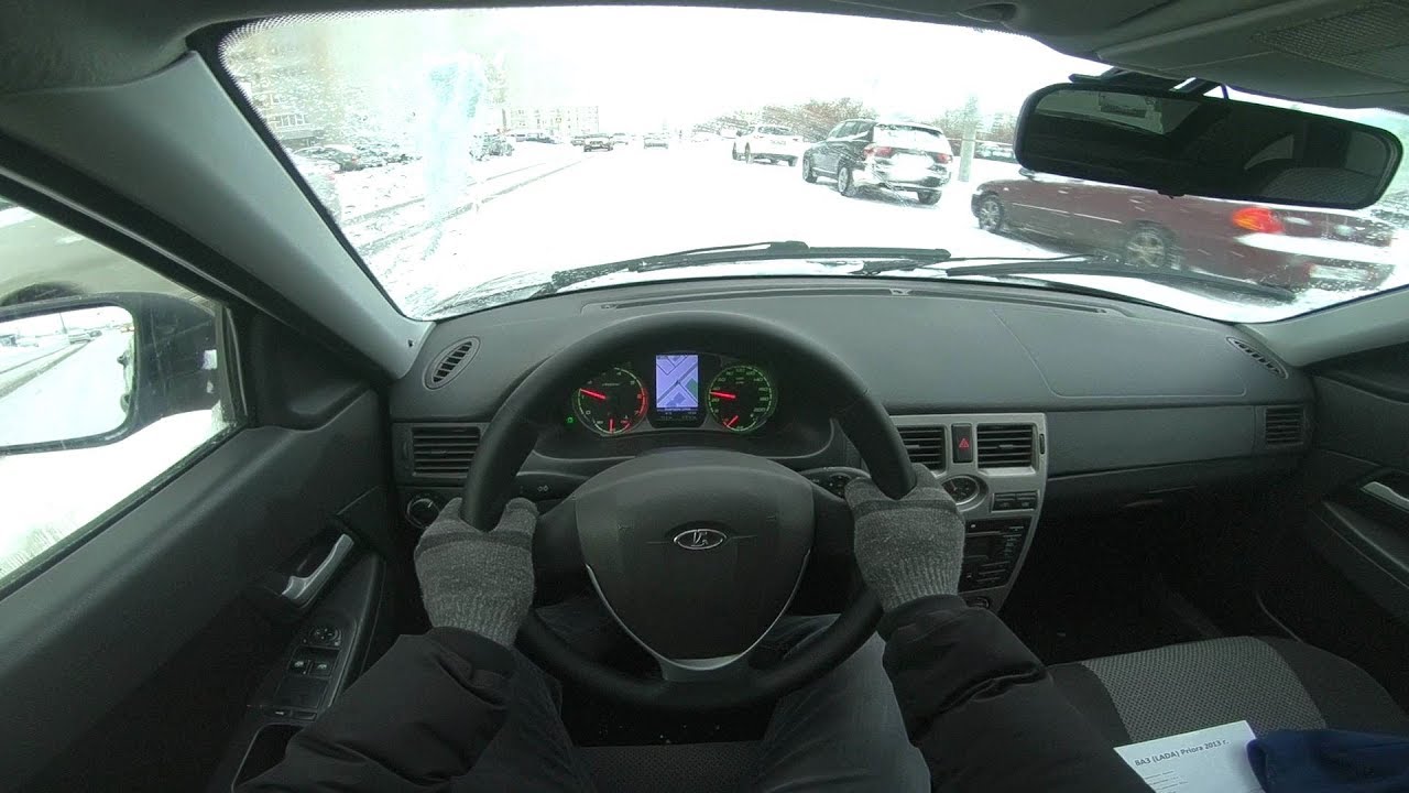 2013 LADA PRIORA 1.6L (98HP) POV TEST DRIVE