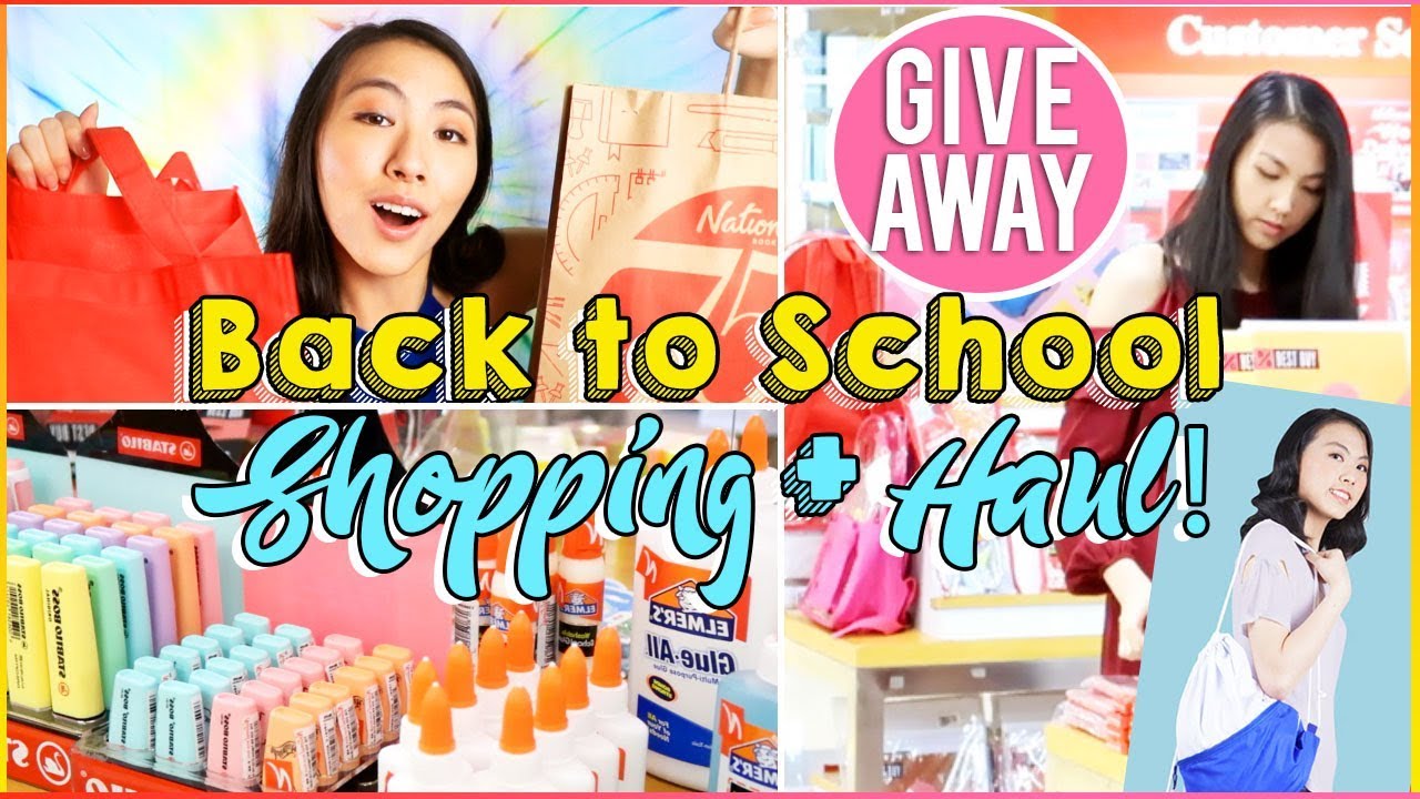 ✏️BACK TO SCHOOL HAUL PHILIPPINES + GIVEAWAY! Shopping Vlog with NBS! | Katie Tracy🛍️