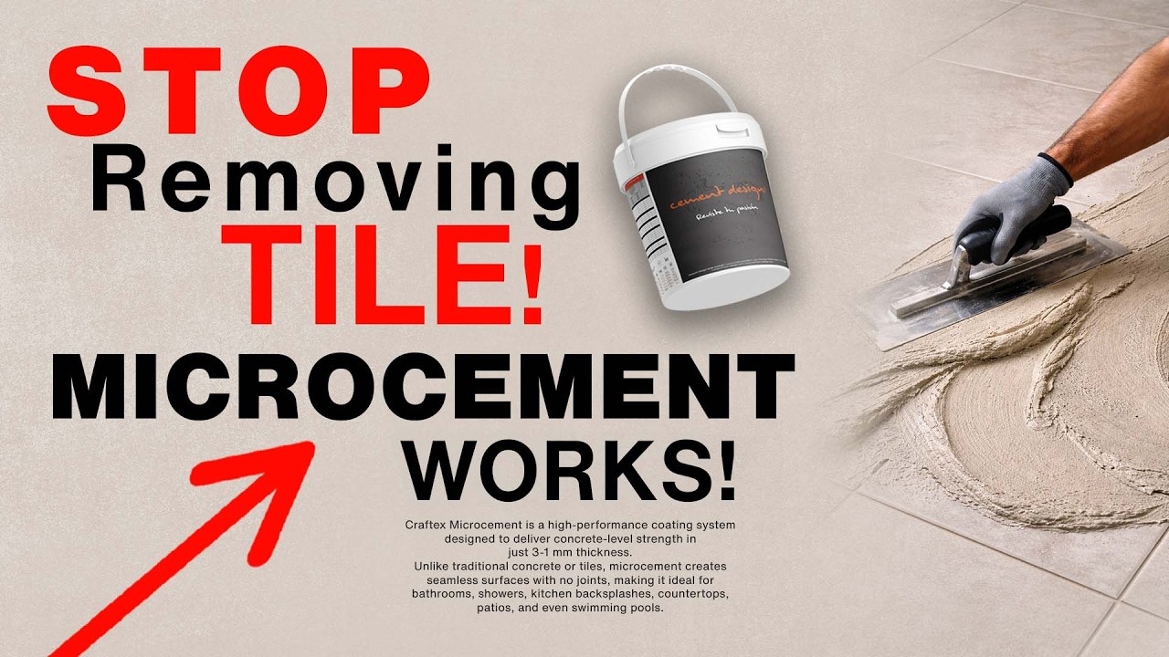Microcement Over Tile – The Right Way (No Cracks, No Grout Shadows)