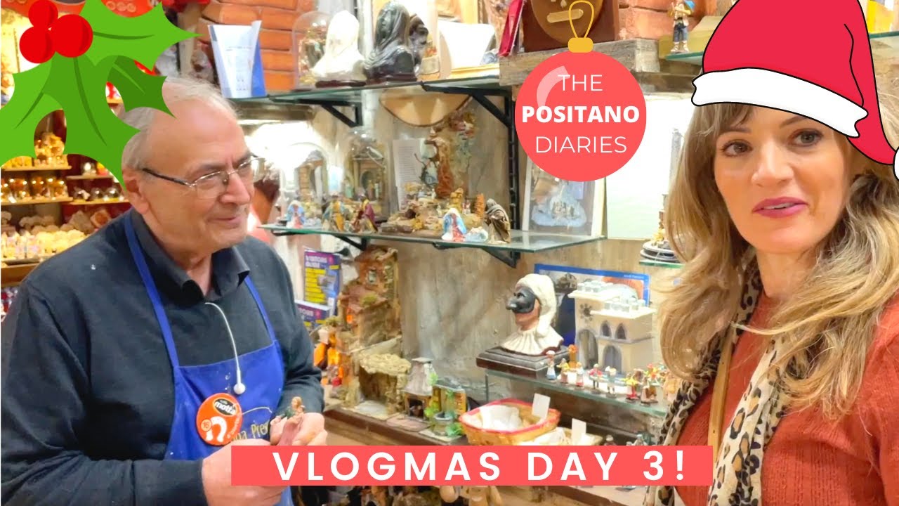 THE CHRISTMAS STREET IN NAPLES & ITALIAN NATIVITY SCENES | San Gregorio Armeno | Vlogmas Day 3