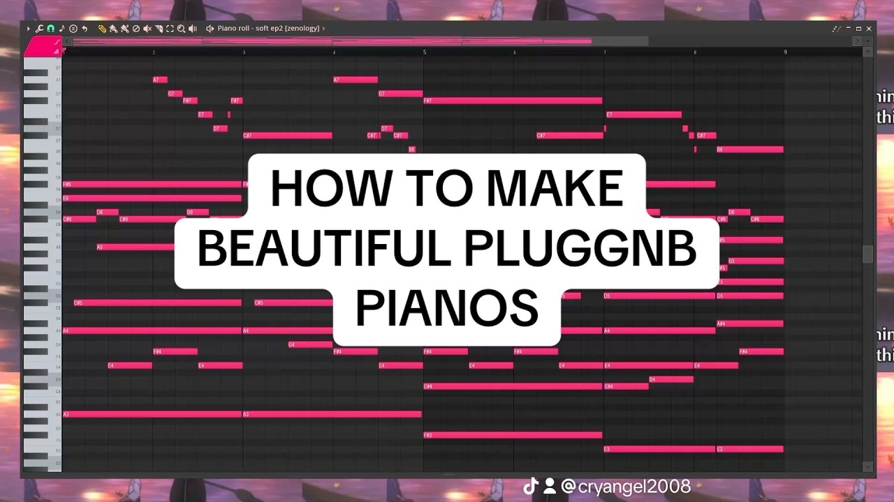 how to make BEAUTIFUL pluggnb pianos in the BIG 26