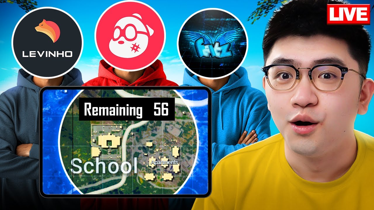 Levinho x Sevou x Feitz 🔥 Ultimate Royale | PUBG MOBILE LIVE