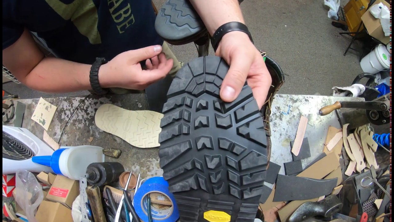 Thorogood Boots получает новую подошву Vibram Sierra поверх подошвы Vibram Cristy для лучшего сце...