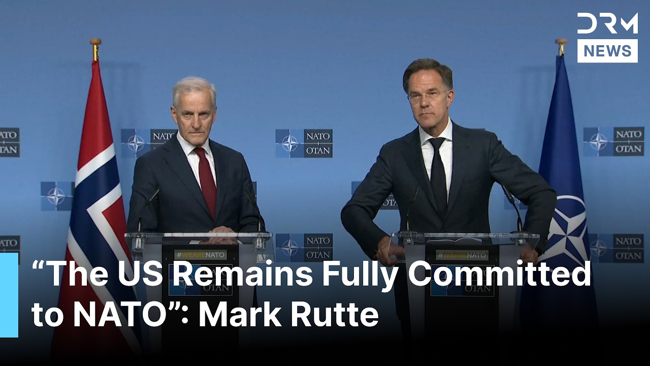 FULL PRESSER: NATO Chief Rutte Reassures Allies on US Commitment as Ukraine War Continues | AC1G
