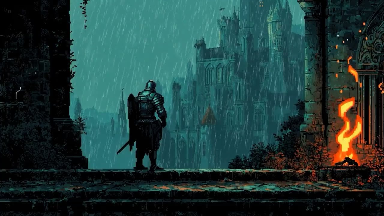 Let your weary body rest... THE RAIN WILL COMFORT YOU | Medieval Ambience Music Ambience for Study