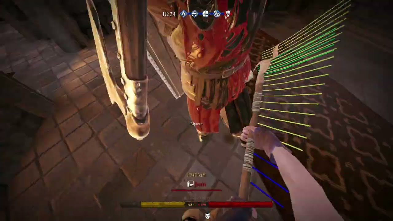 mordhau cheats. this guy stunk of sus, he gave up pretending