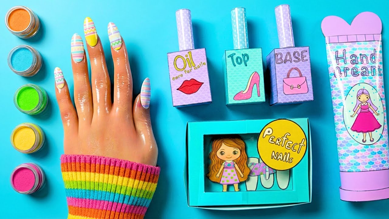 Welcome To Our New Paper Beauty Salon 💅 Paper DIY  | Crafts Playtime For Kids