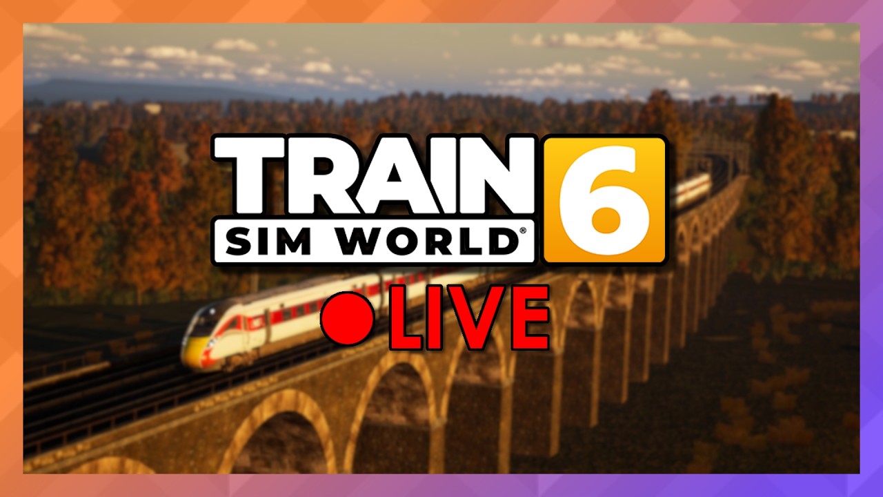 Driving trains in Train Sim World 6!