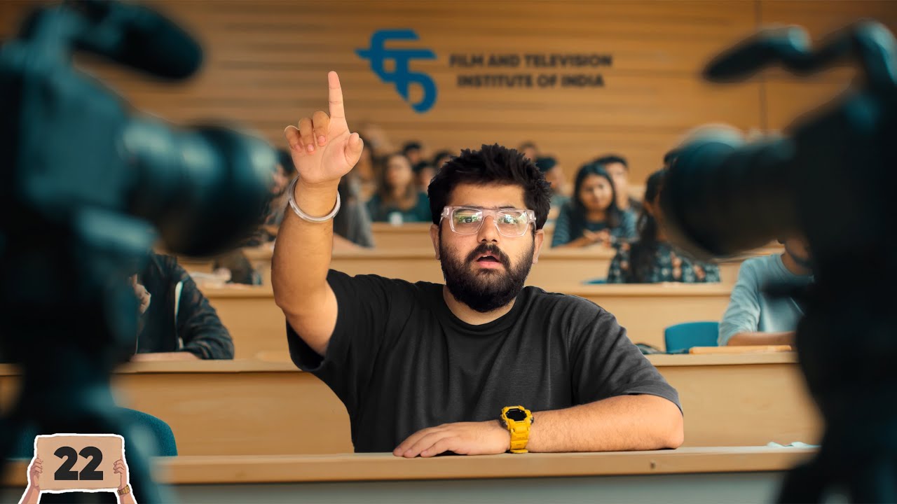 I spent a day at India's Biggest Film School (golden card)~ Day 022