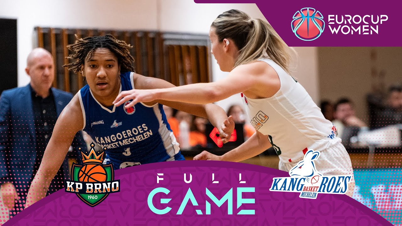 Play-Off | KP Brno v Kangoeroes Basket Mechelen | Full Basketball Game | EuroCup Women 2025-26