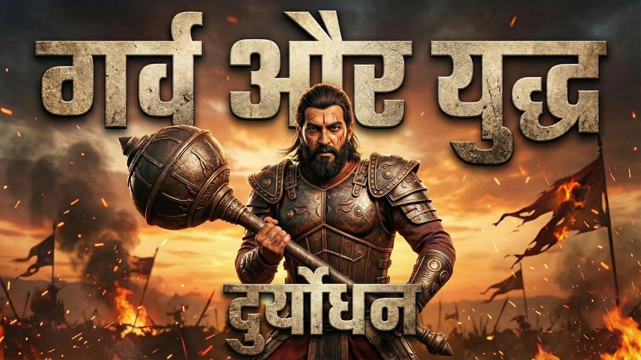 Duryodhan: Garv Aur Yuddh 🩸 | Mahabharat Rap Song | Hindi Sanatan Rap