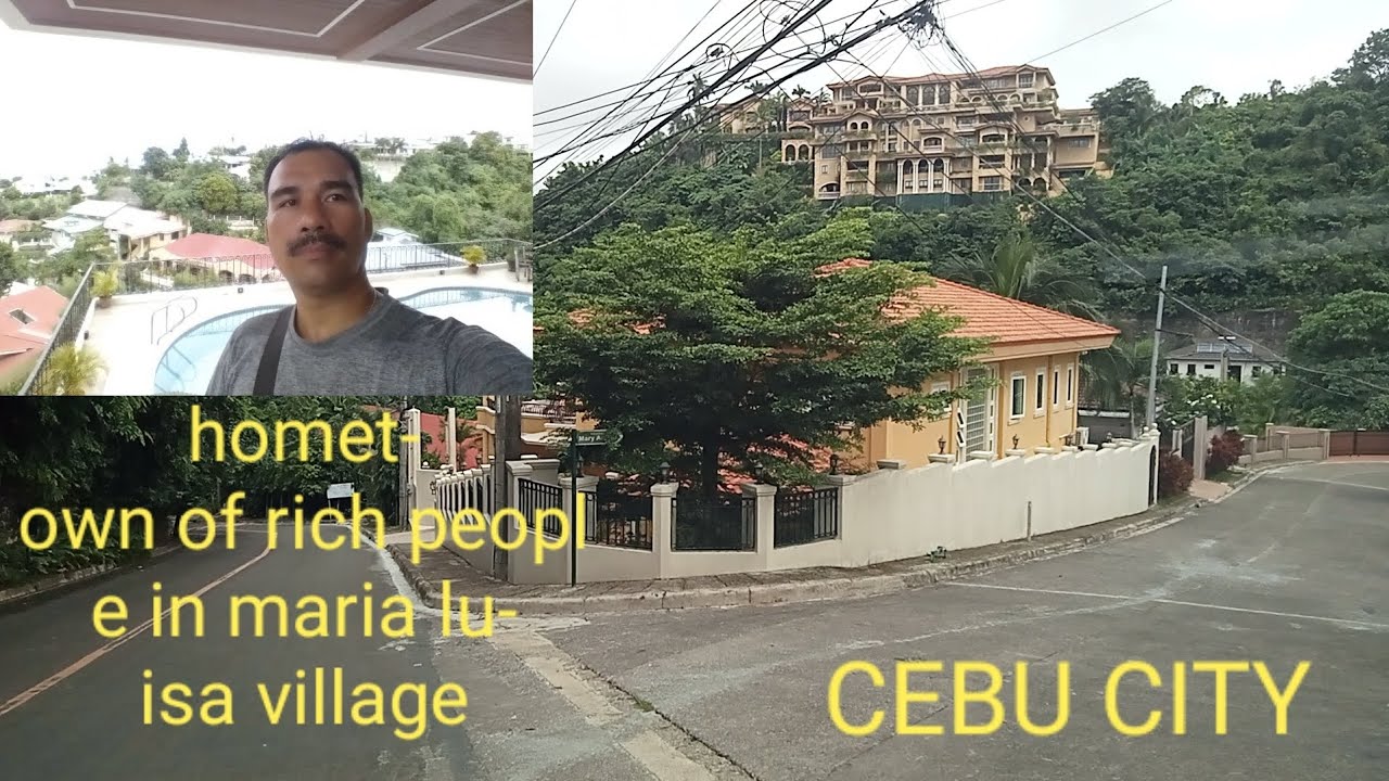 hometown of rich people in maria luisa village banilad cebu city philippines