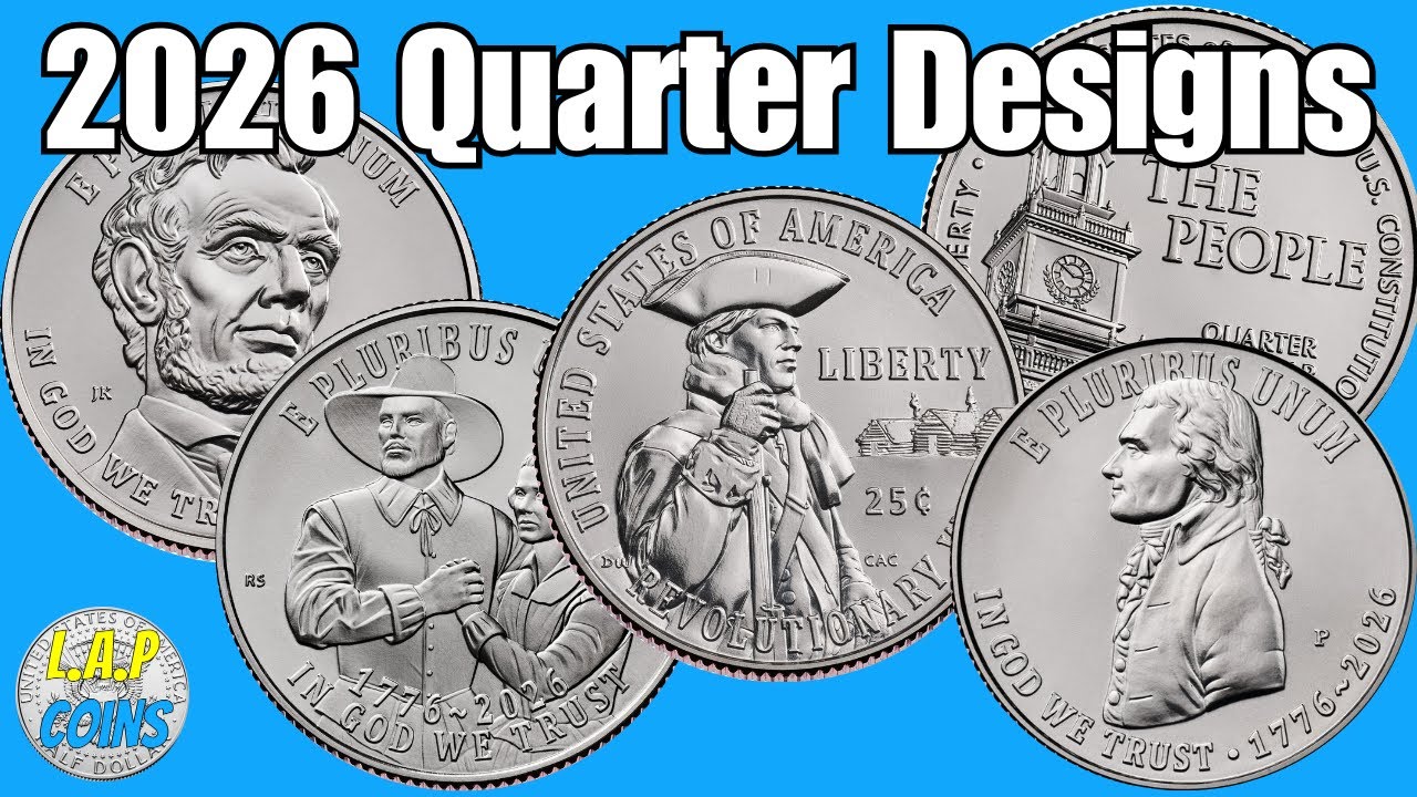 2026 Semiquincentennial Quarter Designs