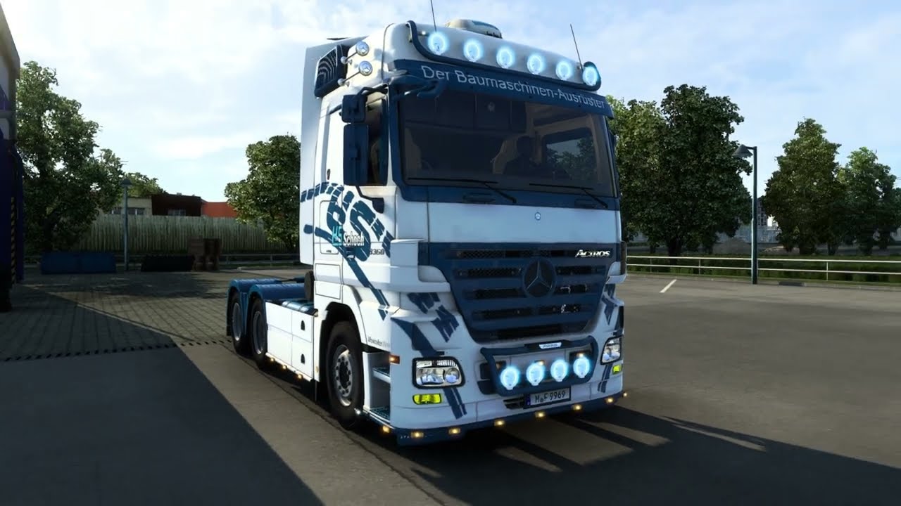 В Германию с Mercedes Benz Actros MP2 - Euro Truck Simulator 2