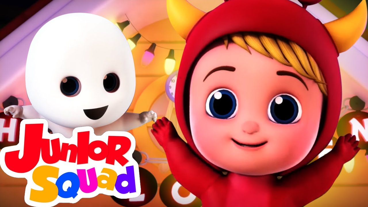 Ha Ha Halloween | Rimes d'halloween | Dessin anim&eacute; | Junior Squad Fran&ccedil;aise | Musique enfant