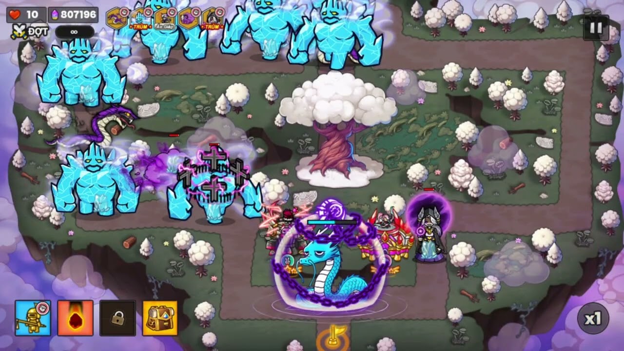 |Gold Tower Defence| Màn 175 no hero: Biến điều không thể thành có thể?