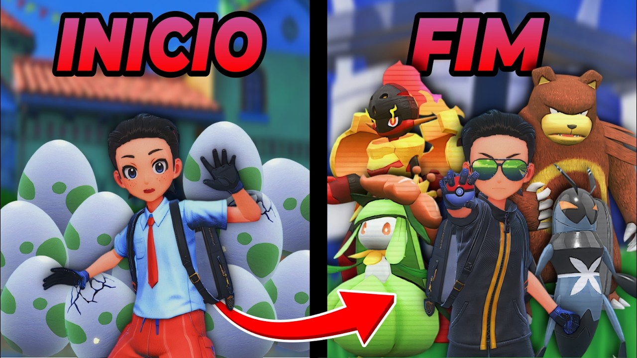 Sobrevivi a Pokémon Scarlet só com OVOS! - EggType