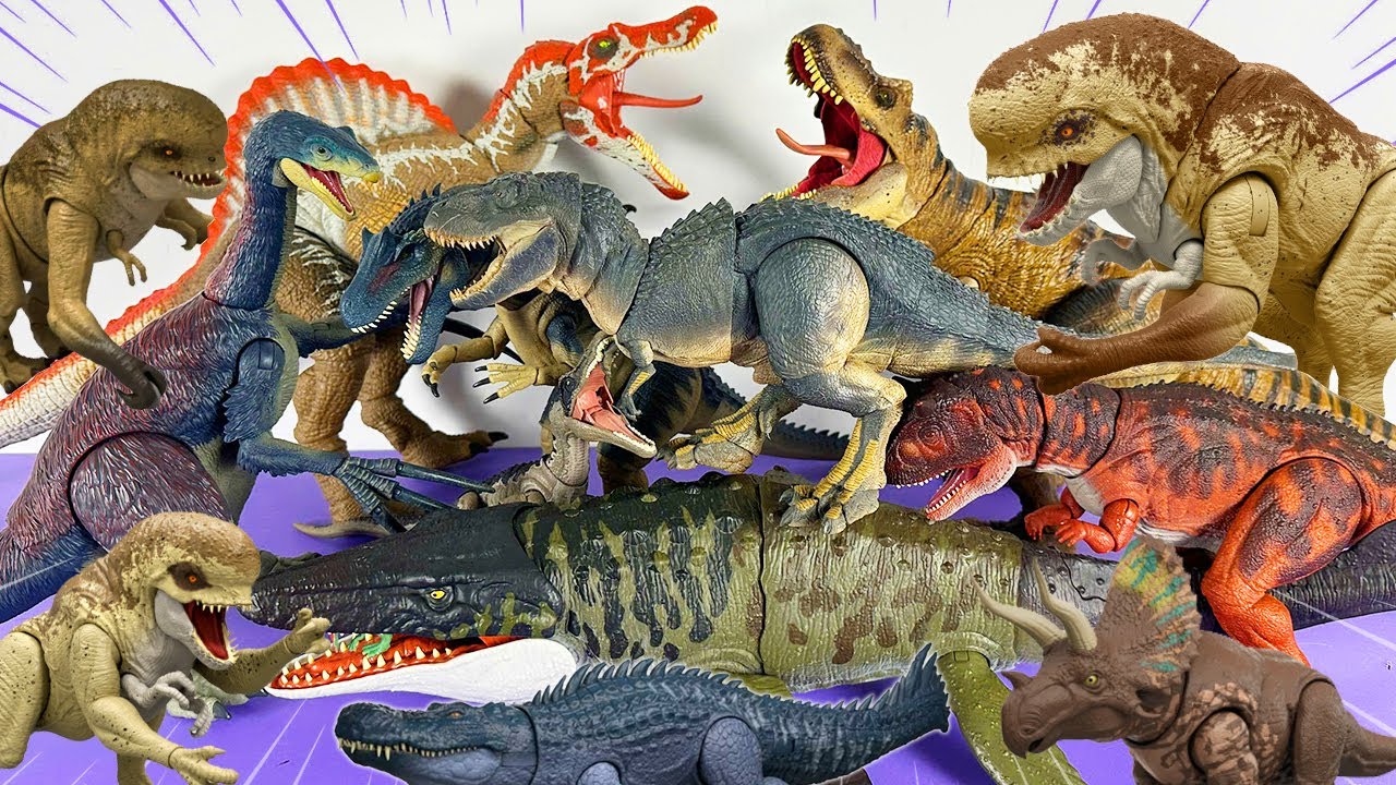 Tất Cả Khủng Long Trong Jurassic World Rebirth Mẫu Trứng Zuru Smashers Dino vs Alien Zuru Robo Alive
